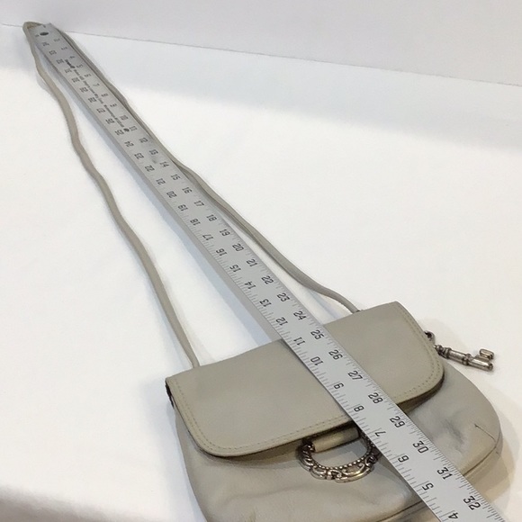 Fossil leather crossbody bag with sections - Picture 10 of 11